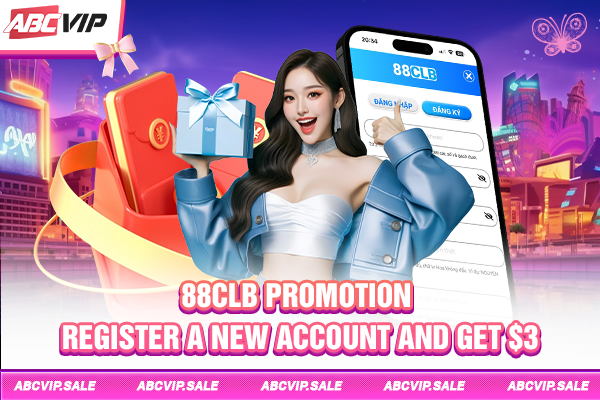 88CLB Promotion - Register a new account and get $3